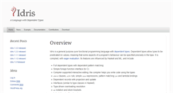 Desktop Screenshot of idris-lang.org